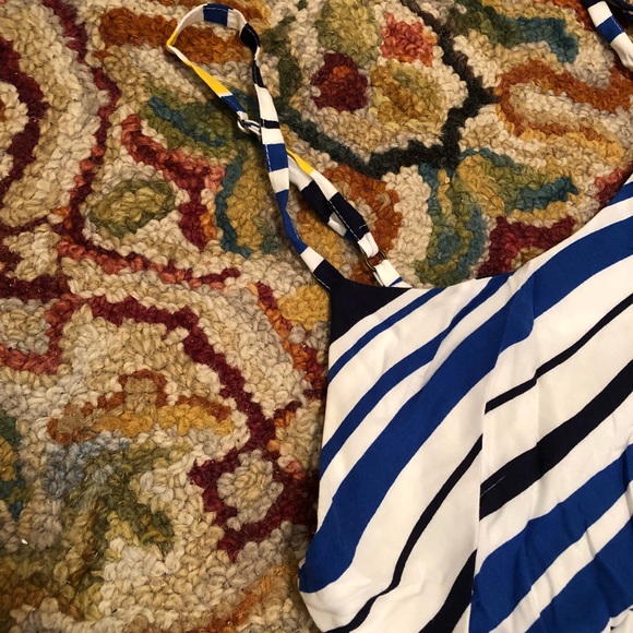 TOTEM Striped Summer Strap Dress in Size M/L - Picture 6 of 7